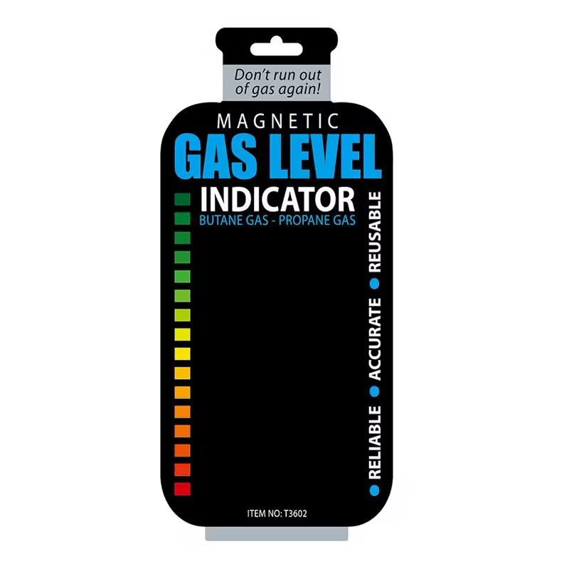 Indicateur de niveau de gaz autocollant – Universel et réutilisable
